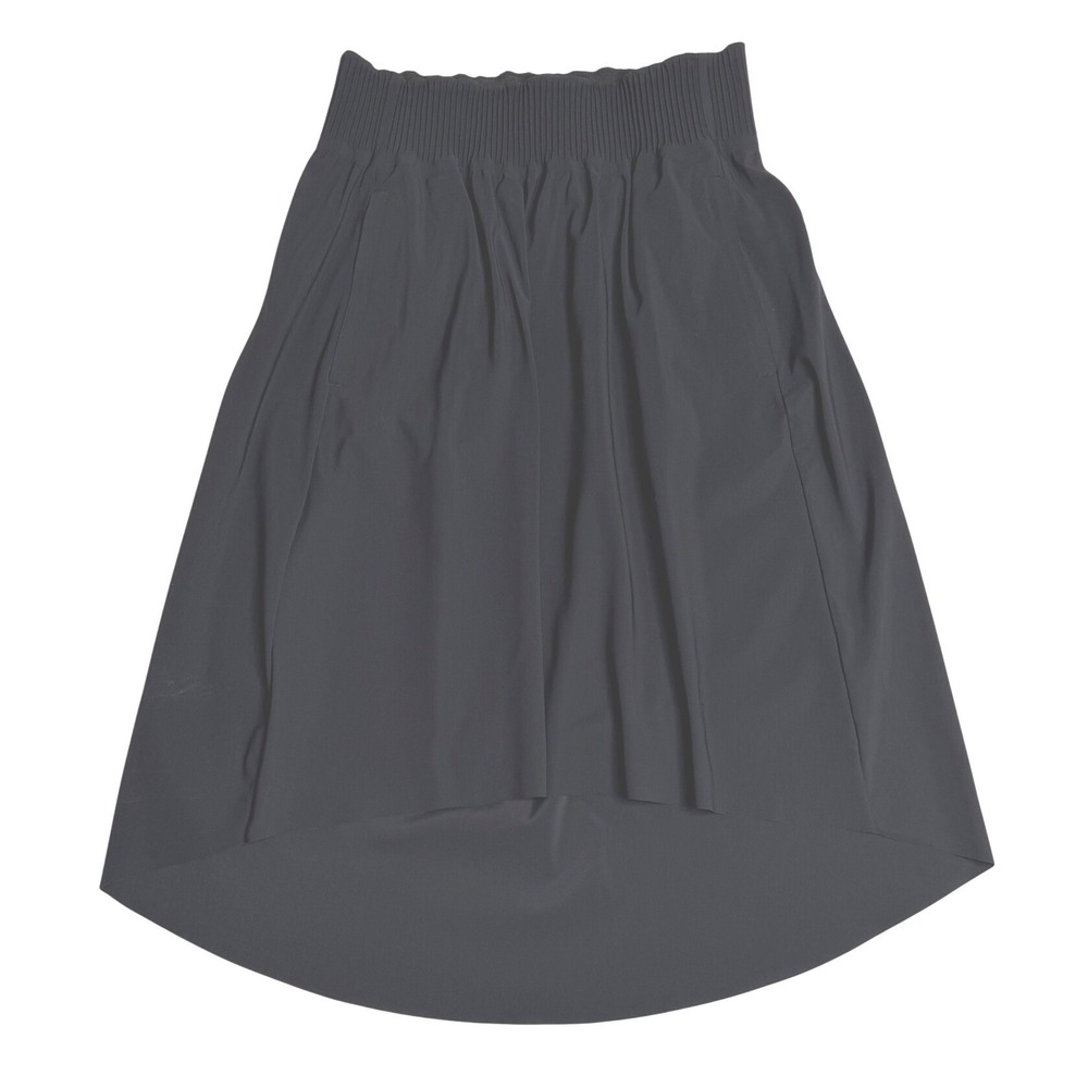 Athleta Cosmic Skirt High Low Hem Travel Black Women Size XS